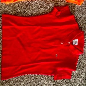 Red Lacoste Polo